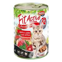 PANZI Állateledel konzerv PANZI FitActive junior macskának marha- és bárányhússal 415 g