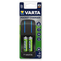 VARTA Akkumulátor töltő VARTA Pocket + AA 2600 mAh x 4 (R2U)
