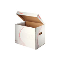 ESSELTE Archiváló konténer ESSELTE Standard karton felfelé nyíló fehér 398x302x280mm