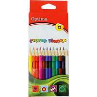 OPTIMA Színes ceruza OPTIMA hatszögletű 12 db/készlet