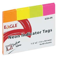 EAGLE Oldaljelölő EAGLE 659-4N papír neon 4 szín