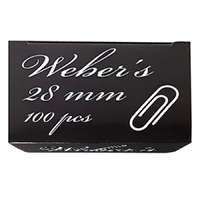WEBER S Gemkapocs WEBER`S 28mm nikkel 100db/dob