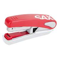 SAX Tűzőgép SAX 519 lapos tűzés asztali 20 lap No.10 piros
