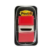 POST-IT Oldaljelölő 3M Post-it 680-1 műanyag 25x43mm piros