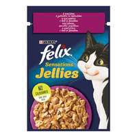 FELIX Állateledel alutasakos FELIX Sensations Jellies macskáknak kacsa aszpikban 85g