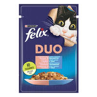 FELIX Állateledel alutasakos FELIX Fantastic Duo macskáknak lazac-szardínia aszpikban 85g