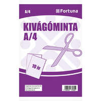 FORTUNA Kivágóminta FORTUNA A/4 10 ív/csomag