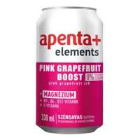 APENTA Ásványvíz szénsavmentes APENTA+ Elements Pink Grapefruit Boost 0,33L