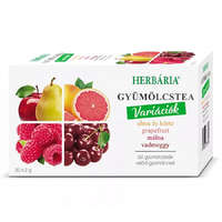 HERBÁRIA Gyümölcstea HERBÁRIA Mix 1. Alma-Körte-Grapefruit-Málna-Vadmeggy 20 filter/doboz