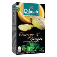 DILMAH Fekete tea DILMAH Orange & Ginger 20 filter/doboz