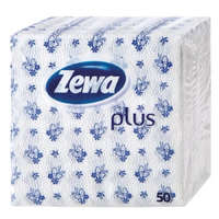 ZEWA Szalvéta ZEWA Plus 1 rétegű kék 50 lapos