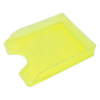 OPTIMA Irattartó tálca OPTIMA műanyag áttetsző sárga