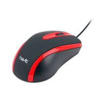 Havit Havit MS753 USB 2.0 univerzális egér, fekete/piros
