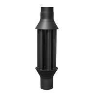AGR Hődob 150mm fekete 1,5mm 150/1000, 6 csöves