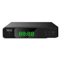 Well Well REC-DVBT2-VISION-WL DVB-T2 vevő set-top box HD+multimédia lejátszó, H.265HEVC
