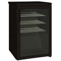 Whirlpool Whirlpool ADN 140 B üvegajtós hűtőszekrény fekete, 123L, 85cm magas