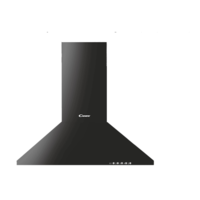Candy Candy CCC 60GH/1 beépíthető fali kürtős konyhai elszívó 3 sebességfokozat, LED, zsírszűrő, antracit szürke