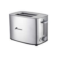 Momert Momert 2067 2 szeletes inox kenyérpiritó, kihúzható morzsatálcával