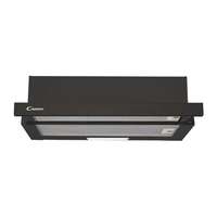 Candy Candy CBT625/2B/1 beépíthető kihúzható konyhai elszívó, Led világítással, fekete