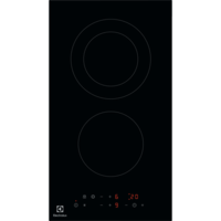 Electrolux Electrolux LHR3233CK beépíthető elektromos dominó kerámia főzőlap, fekete, 2 főzőzónás, 29cm szélesség