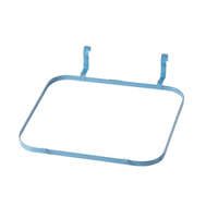 Polietilén zsákot rögzítő fémkeret 120 literes kukához