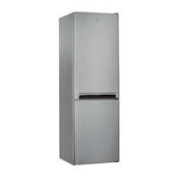 Indesit Indesit LI8 S2E X alulfagyasztós kombinált hűtő inox 188,9cm