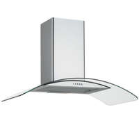 Silver Line SILVERLINE 3159 BLEND 60cm INOX fali kürtös elszívó ívelt üvegernyővel 3159.6.652.03