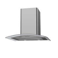 Cata Cata GAMMA GLASS 700 GX/E LED beépíthető kürtös elszívó, 70 cm széles, inox