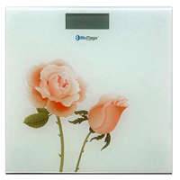 Orion Orion BM-PSC2015 személymérleg, 180 kg- os méréshatár, rózsa mintás