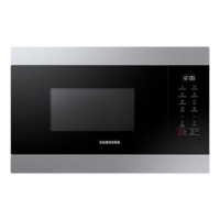 Samsung Samsung MG22M8274AT/E2 beépíthető mikrohullámú sütő, 22L, grill funkció, 850W, 33x29.2x22.4 cm, fekete/inox