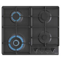 Gorenje Gorenje GW641BPB beépíthető gáz főzőlap, 60x52x13 cm, fekete