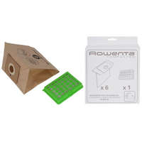 Rowenta Rowenta ZR004101 6 db papír porzsák, 1 HEPA SZŰRŐ Rowenta Compacteo City Space típusokhoz