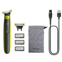 Philips Philips QP2724/31 OneBlade 360 Face rezgőkéses borotva, száraz és nedves használat, limezöld/grafitszürke