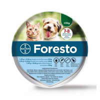 Elanco Foresto bolha és kullancs elleni nyakörv 8kg. alatt 38 cm ( Kutya és cica részére ) , Termék szavatosság : 2027.03