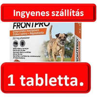 Boehringer Ingelheim 6 tablettától : FRONTPRO® rágótabletta kutyáknak (>4–10 kg) 28,3 mg; 1db tabletta , A fotó illusztráció