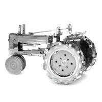 Metal Earth Metal Earth John Deere B modell traktor - lézervágott acél makettező szett