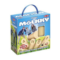 Tactic Mölkky fa szabadtéri játék kartondobozos, fogóval ellátott változat
