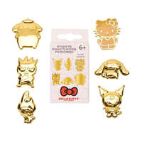 Loungefly Loungefly Sanrio 50th Anniversary Gold mystery box kitűző