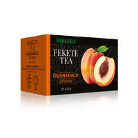 Herbária fekete tea 20x1,5 g (Őszibarack)