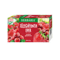 Herbária filteres gyümölcstea (tőzegáfonya-eper) 20x2 g
