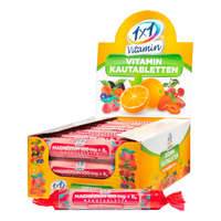 InnoPharm Gyógyszergyártó 1x1 Vitamin Magnézium 100 mg + B6-vitamin málna ízű étrend-kiegészítő rágótabletta szőlőcukorral 17 db
