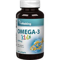 Vitaking Vitaking Omega-3 Kids halolaj, magas DHA – 100 db