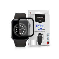 MyScreen Protector Apple Watch Series 6/SE (44 mm) üveg képernyővédő fólia - MyScreen Protector Hybrid Glass Edge 3D - 1 db/csomag - fekete