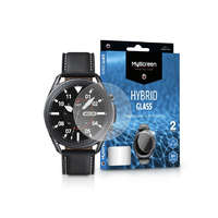 MyScreen Protector Samsung Galaxy Watch 3 (41 mm) rugalmas üveg képernyővédő fólia - MyScreen Protector Hybrid Glass - 2 db/csomag - átlátszó