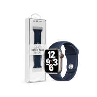 Devia Apple Watch lyukacsos sport szíj - Devia Deluxe Series Sport Band - 38/40/41 mm - sötétkék