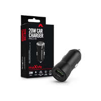 Maxlife Maxlife szivargyújtós töltő adapter USB + Type-C bemenettel - 20W - Maxlife MXCC-04 PD3.0 + QC3.0 Car Charger - fekete