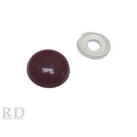 rolo Modern tükörgomb, barna