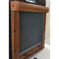 rolo Műanyag keretes rolós szúnyogháló, tetőtéri ablakra (aranytölgy)