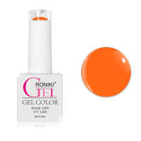 Roniki Roniki Glow in the dark széria - 11 sötétben világító neon narancs gél lakk