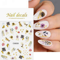 Roniki Roniki színes absztrakt matrica - öntapadó